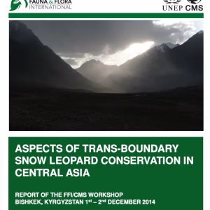 CMS Report: Trans-Boundary Snow-Leopard Conservation